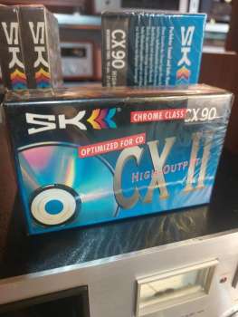 Audio Kassetten CX2 Chrome OVP von SK Länge 90ger 6 Stück